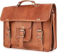BERLINER BAGS Vintage Leather Messenger Bag