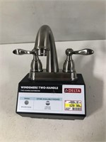 NEW DELTA WINDEMERE TWO HANDLE BATHROOM FAUCET