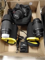 NIKON D7100 CAMERA, LENSES