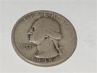 1935 Washington Quarter Silver Coin
