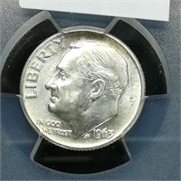 1963 D Dime 10c PR65 PCGS