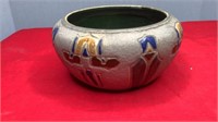 Vintage Roseville Pottery Mostique Gray Bowl