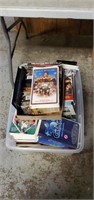 Box of vcr tapes