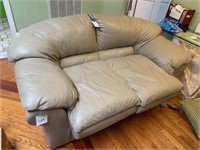 STUFFED CREAM LOVE SEAT REALLY COMFY