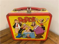 Metal Popeye Lunchbox