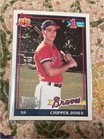 CHIPPER JONES 2018 TOPPS ARCHIVES ROOKIE HISTORY