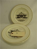 Lot (4) St. Mary's Baptist Church Plates -
