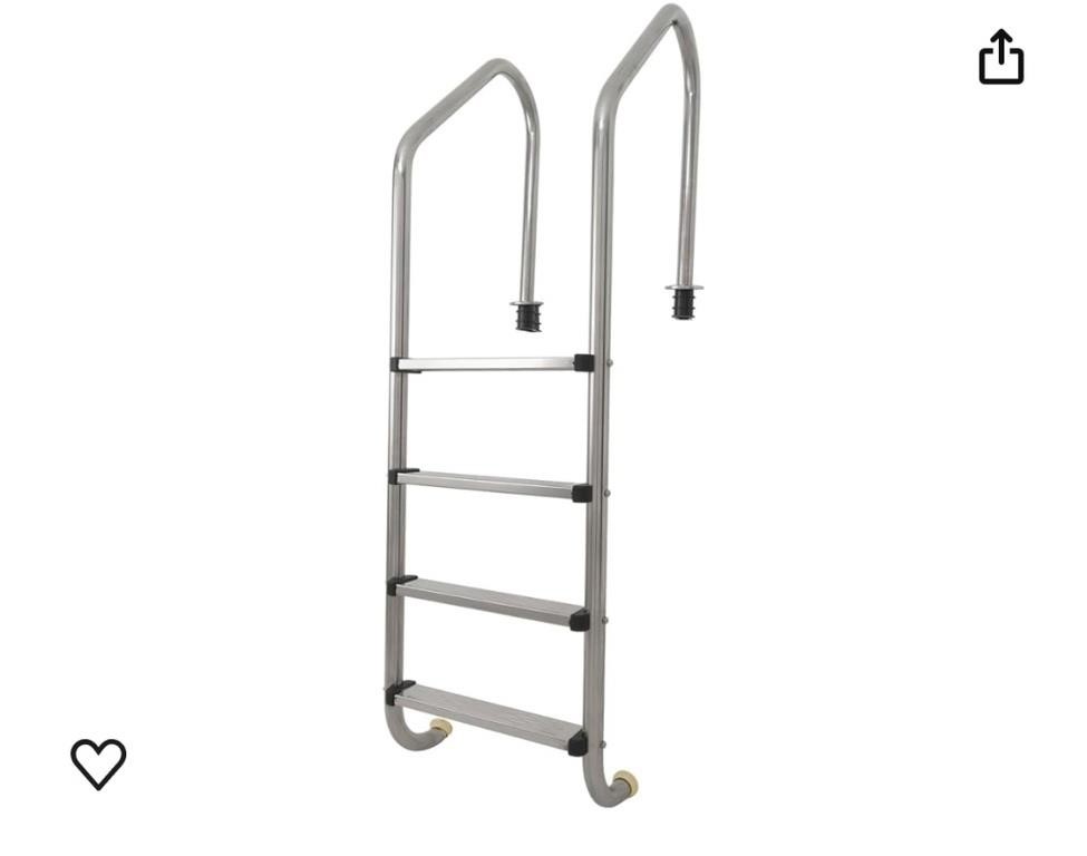 4 Step Swimming Pool Ladder with Stainless Steel