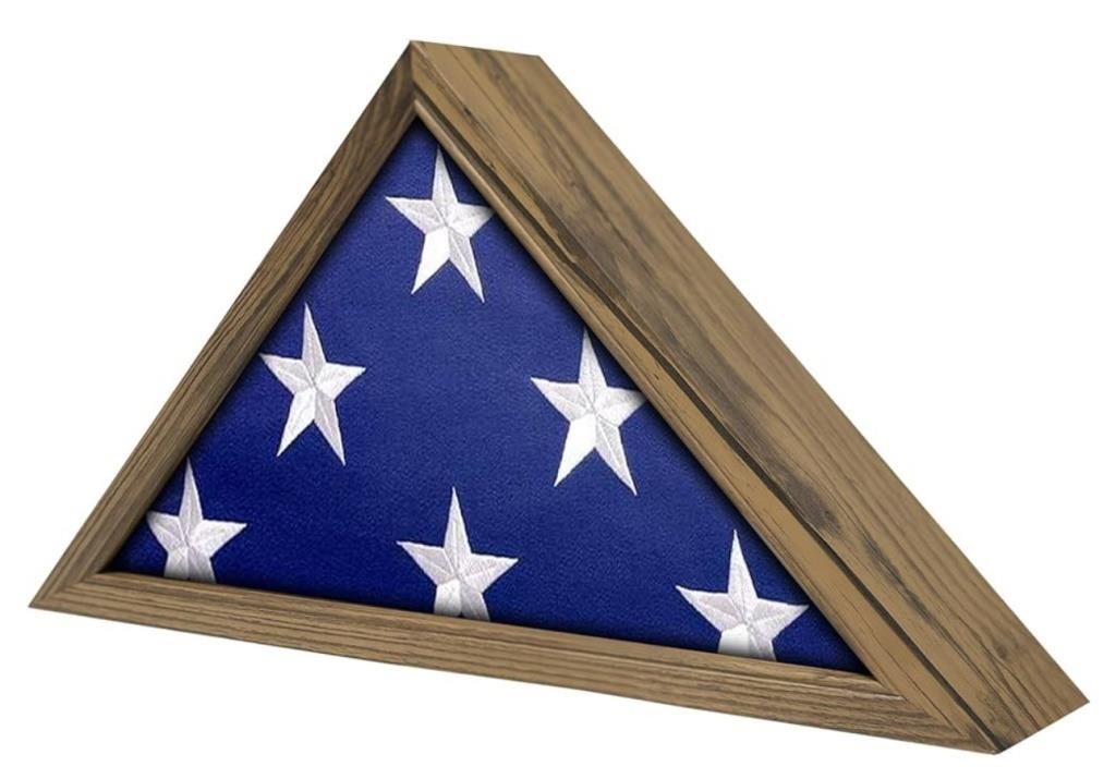 Flag Display Case for 5' x 9.5' Burial Flag,