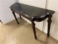 Solid wood hallway table. 56” x 14.5 wide x 28” h