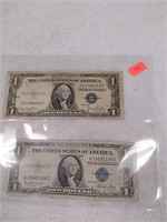 2 1935 $1 silver certificate