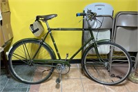 Vtg. Raleigh Sports Adult Bicycle with Brooks Seat