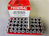 Box of Federal 357 Magnum
