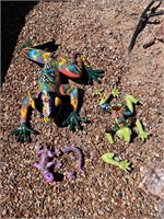 Talavera Frogs & Lizard AS IS