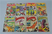 8pc Silver Age Black Hawk Comics