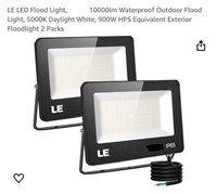 LE LED Flood Light, 10000lm
