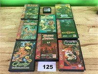 Lot of 9 Sega Games