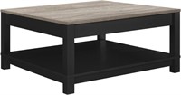 Ameriwood Home Carver Coffee Table, Black,5047196P