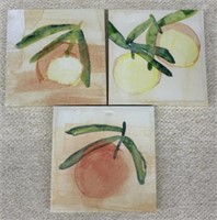 Citrus Fruit on Canvas
