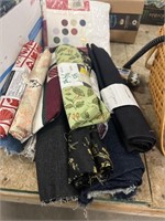 9 Lbs of Fabric including 16 rolls