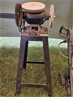 Craftsman sharpening grinder on pedestal