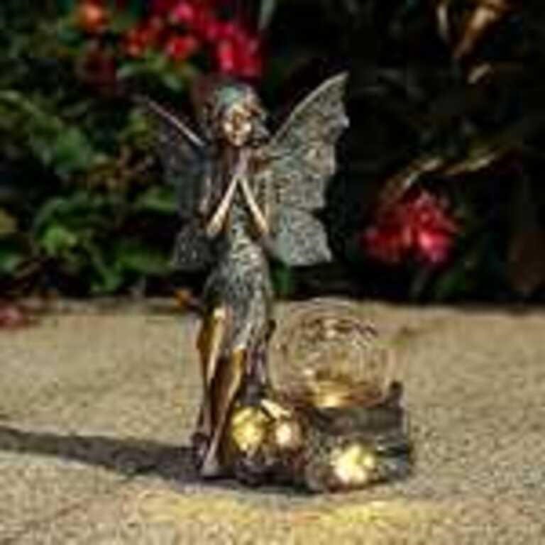 Solar Angel Garden Figurines