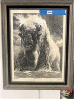 Buffalo Artwork: "His Divine Presence" Dated 1991