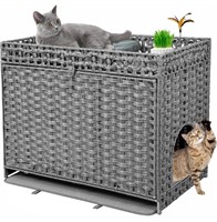 Cat Litter Box Enclosure Furniture Hidden, Pet