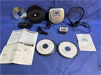 Panasonic Car/Portable CD Player w/CDs &