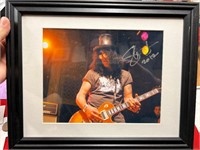 Slash autographed Guns N Roses