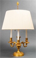 French Dore Bronze Candelabra Lamp