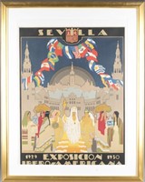 Gustavo Bacarisas, "Seville," 1929, poster.
