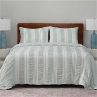 Berkshire Waffle Stripe 3pc Comforter Set