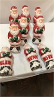 Plastic Santa Toppers for Outdoor Lights