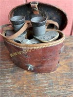 US Army Signal Corps Binoculars In Leather Case