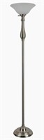 Woodbine Brushed Nickel Floor Lamp