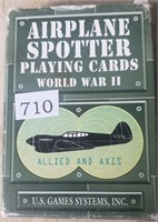 Airplane Spotter Playing Cards WW2