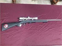Savage 93R17 17 HMR rifle LIKE NEW w/ scope