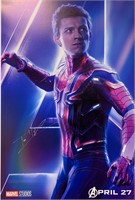 Tom Holland Autograph Avengers Poster