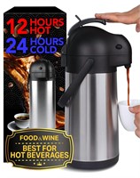 **READ DESC** 74Oz Airpot Thermal Coffee Carafe -