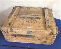 Wood Crate Used to Carry Explosives