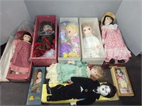 (9) ASSORTED DOLLS