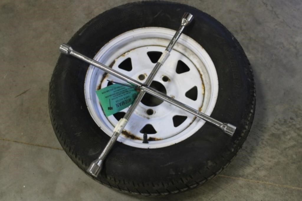 13" Trailer Rim, Speed Wrench