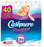 40-Pk Cashmere Premium Soft & Thick Toilet Paper,