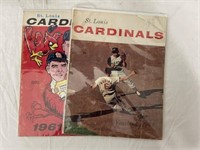 2- Vintage St Louis Cardinal Yearbooks