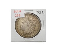 1882 Morgan Silver Dollar