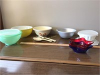 Serving bowls and Tupperware
