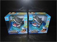 2 New Crazy Shark Kids Toys