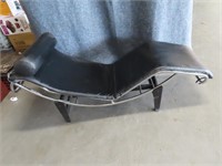 Rare CHARLES Chaise MCM Black Lounger Chair $$