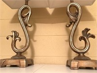 Pair of S Shaped Lamps